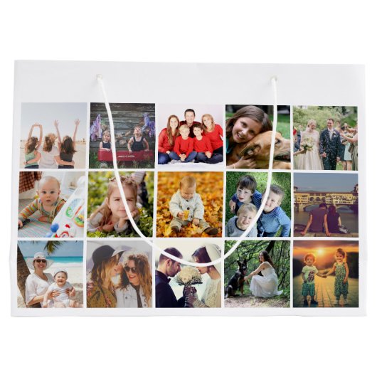 Foto uploaden groot cadeauzakje (Achterkant)