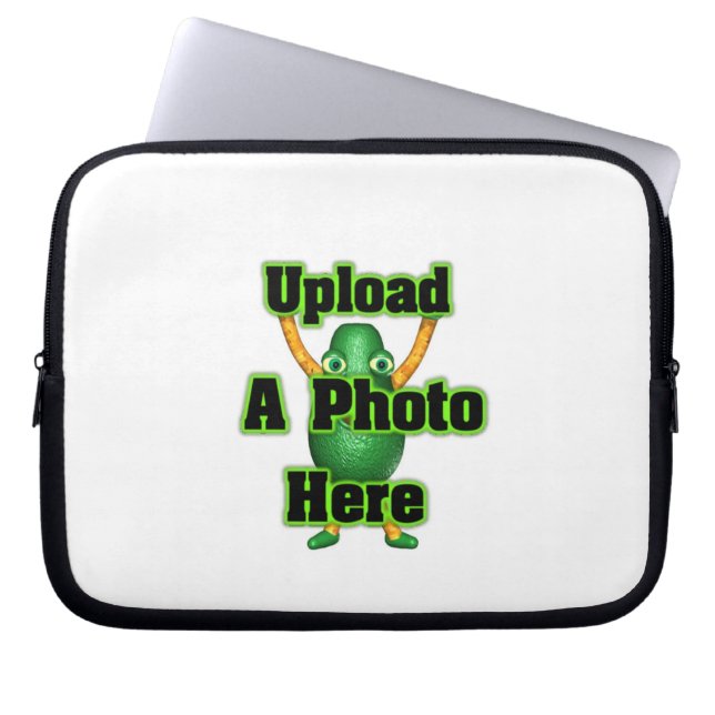Foto uploaden naar laptopcomputertas laptop sleeve (Voorkant)