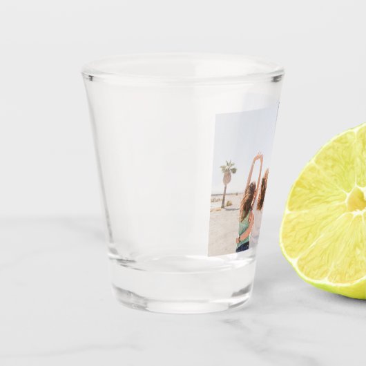 Foto uploaden shot glas (Links)