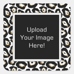 Foto uploaden Snow Leopard Lijst Stickers