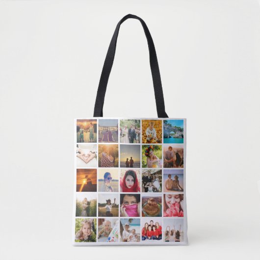 Foto uploaden tote bag (Voorkant)
