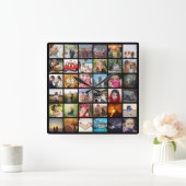 Foto uploaden vierkante klok (Huis)