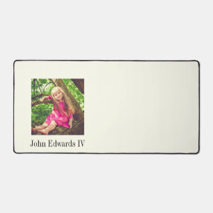 Foto uploaden voor ivoren bureaumatpad bureaumat