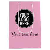 Foto-uploadsticker | Waterdicht vierkant label Medium Cadeauzakje (Achterkant)