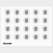 Foto-uploadsticker | Waterdichte vierkante sticker (Vel)