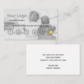 Foto Uw Logo Label Line Loyalty Kaart (Voorkant / Achterkant)