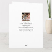 FOTO, Uw TEKST Saffier Huwelijksjubileum Kaart (Achterkant)