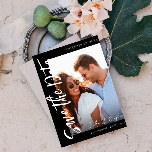 Foto V MOD Chic 5 Save the Date Kaart