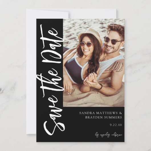 Foto V MOD Chic 6 Save the Date Kaart (Voorkant)