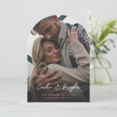 Foto V MOD Chic 8 Save the Date Arch Kaart (Staand voorkant)