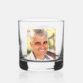 Foto vader bruidegom whisky glas (Voorkant)