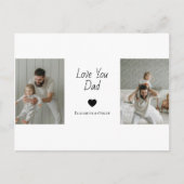 Foto Vaderdag cadeau met Kinder namen - Feestdagenkaart (Voorkant)