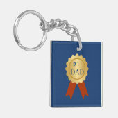 Foto Vaderdag Nummer één Papa Sleutelhanger (Voorkant Links)