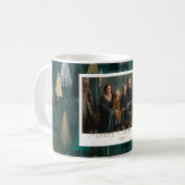 Foto Vakantie Groen & Goud Bomen Mok (Voorkant links)