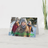 Foto Vakantie Groeten Gevouwen Kaart (Voorkant)