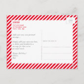 FOTO VAKANTIE KAART feestelijke typografie oh wat  (Achterkant)