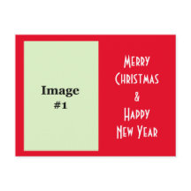 foto vakantie kerst groet ansichtkaart