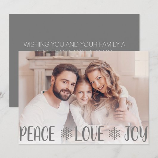 Foto Vakantie Kerstmis (Voorkant / Achterkant)