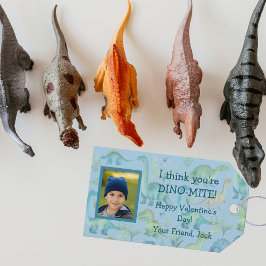Foto Valentijn van kind Dinosaurus "Dino-Mite" Tre Cadeaulabel