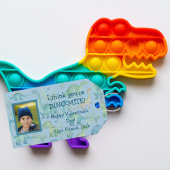 Foto Valentijn van kind Dinosaurus "Dino-Mite" Tre Cadeaulabel