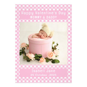 Foto Valentijn voor mama en papa nieuwe ouders Afdruk