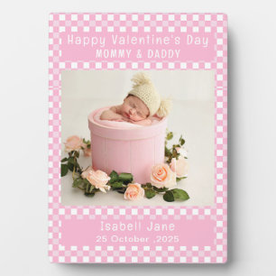 Foto Valentijn voor mama en papa nieuwe ouders Fotoplaat