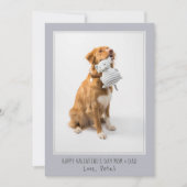 Foto Valentijn voor moeder en vader van Dog Pet Feestdagenkaart (Voorkant)