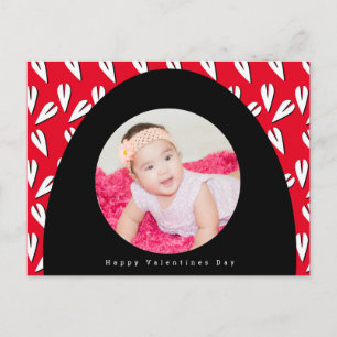 Foto Valentijnsdag Arch and Hearts Pattern Briefkaart