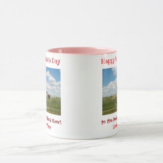 Foto Valentijnsdag Best Vriendin Cute Couple Mok (Midden)