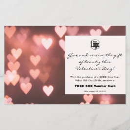 Foto Valentijnsdag Cadeaubon Promotie Flyer
