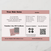 Foto Valentijnsdag Cadeaubon Promotie Flyer (Achterkant)