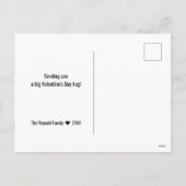 Foto Valentijnsdag Heart Gold Glitter Hearts Feestdagenkaart (Achterkant)