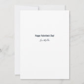 Foto Valentijnsdag Lobster Seafood Gag Custom Feestdagenkaart (Achterkant)