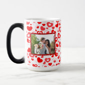 Foto Valentijnsdag personaliseren Magische Mok (Links)