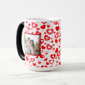 Foto Valentijnsdag personaliseren Magische Mok (Voorkant links)