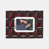 Foto Valentijnsdag Word Collage Persoonlijk Fleece Deken (Voorkant (Horizontaal))