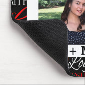 Foto Valentijnsdag Word Collage Persoonlijk Muismat (Hoek)