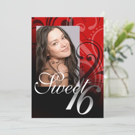 Foto van 16-jarige verjaardag Sweet Kaart (Staand voorkant)