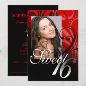 Foto van 16-jarige verjaardag Sweet Kaart (Voorkant / Achterkant)