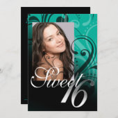 Foto van 16-jarige verjaardag Sweet Kaart (Voorkant / Achterkant)