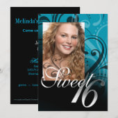 Foto van 16-jarige verjaardag Sweet Kaart (Voorkant / Achterkant)