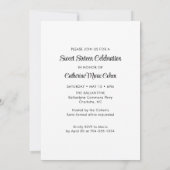 Foto van 16-jarige verjaardag Sweet Kaart (Achterkant)