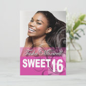 Foto van 16-jarige verjaardag Sweet Kaart (Staand voorkant)