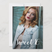 Foto van 16-jarige verjaardag Sweet Kaart (Voorkant)