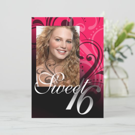 Foto van 16-jarige verjaardag Sweet Kaart (Staand voorkant)