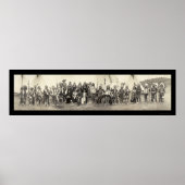 Foto van 1911 uit het Indische honderdjarig bestaa Poster (Voorkant)