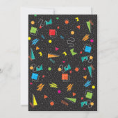 Foto van 1980: Birthday Party 80's Invite Kaart (Achterkant)