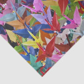 Foto van 1.000 Origami Paper Cranes Tissuepapier (Detail)