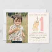 Foto van 1 Birthday Bunny Daisy Kaart (Voorkant)