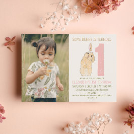 Foto van 1 Birthday Bunny Daisy Kaart